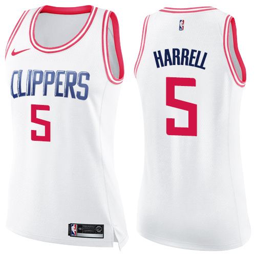 Nike Clippers White Angeles Clippers #5 Jersey - Basketball Jersey