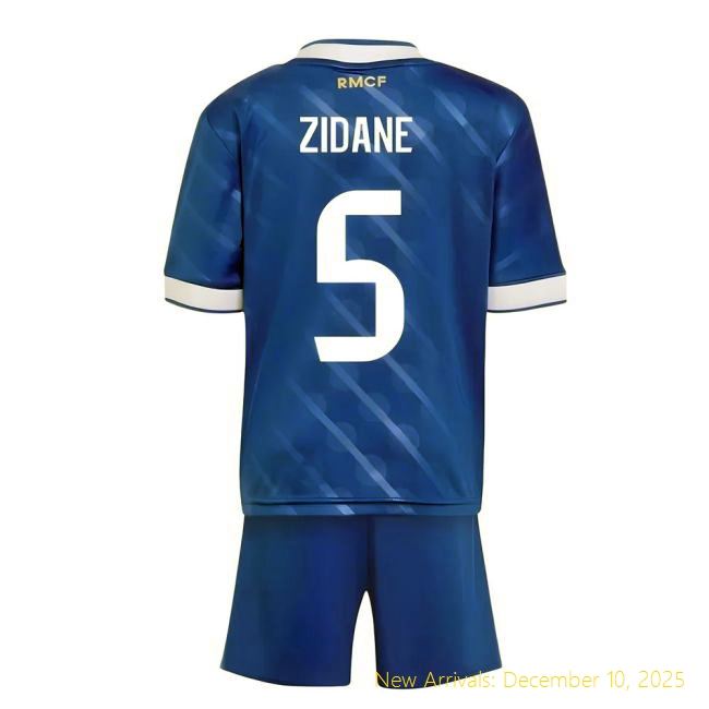 2025-2026 Real Madrid RM Performance Third Youth Kit (Zidane 5)