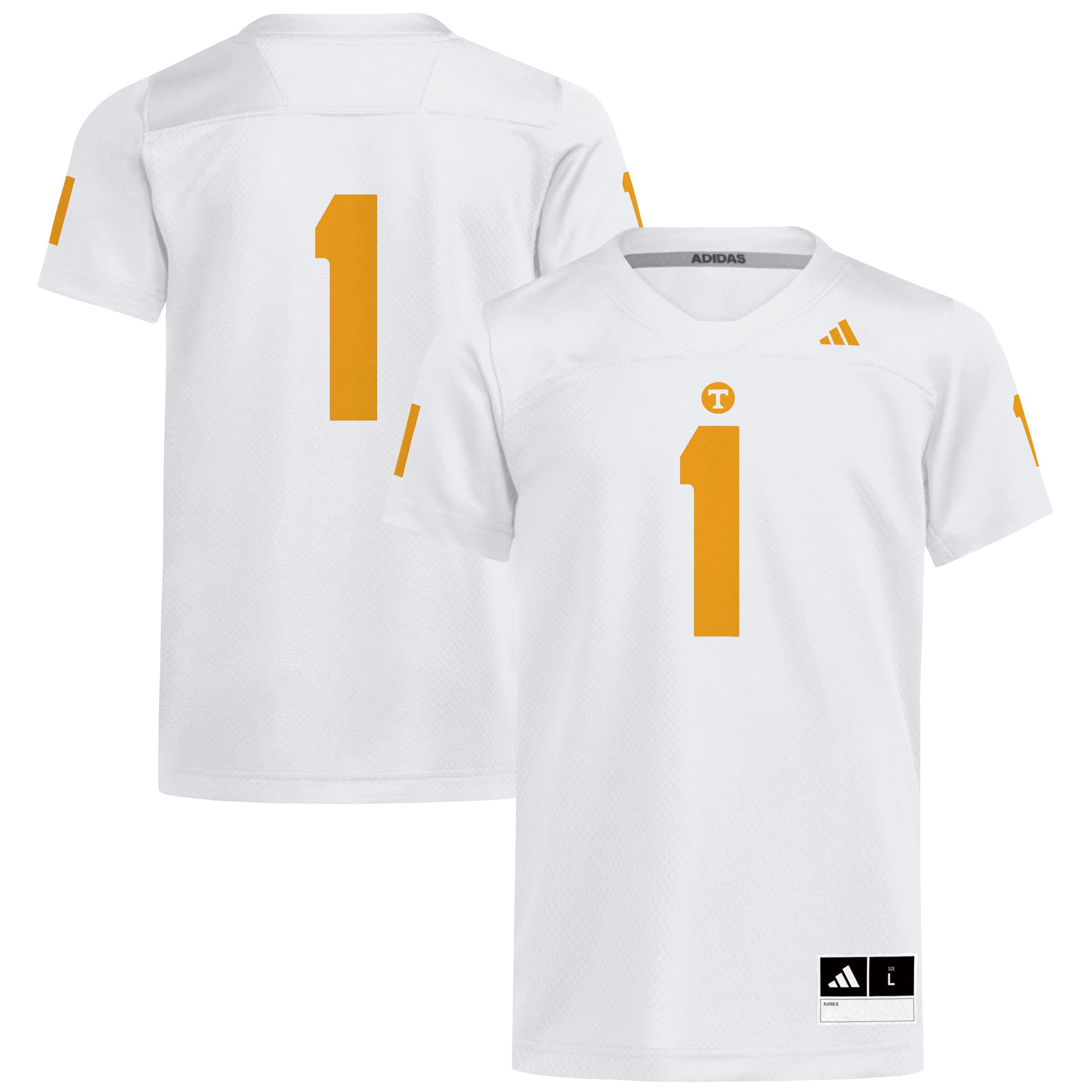 [NJP] Tennessee Volunteers Youth Replica Football Jersey - White