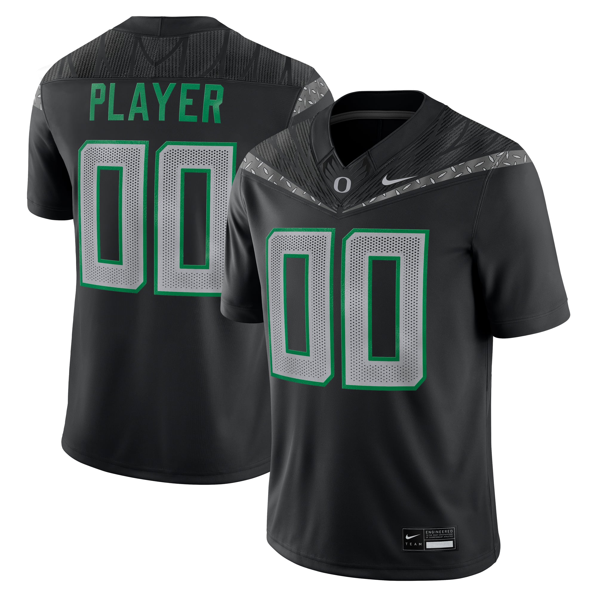 Oregon Ducks Nike NIL Pick-A-Player Game Jersey - Black