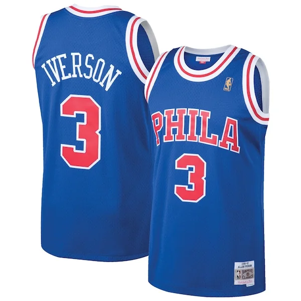Allen Iverson PHI Swingman Jersey - official stylish casual athletic