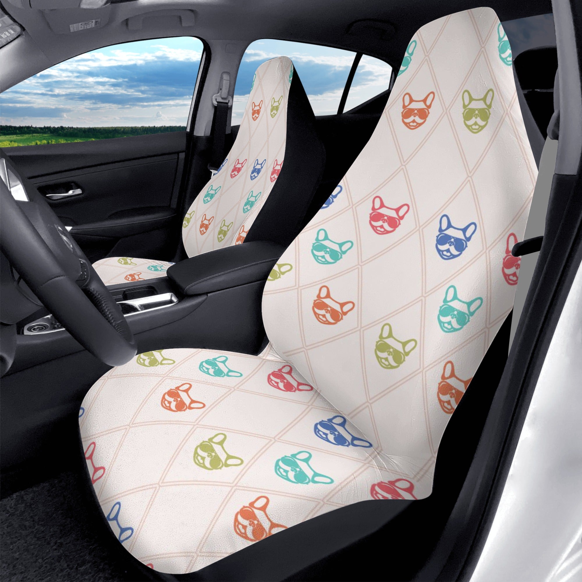 Trendy Premium Danton - Car Seat Covers (2 Pcs) for Home Use