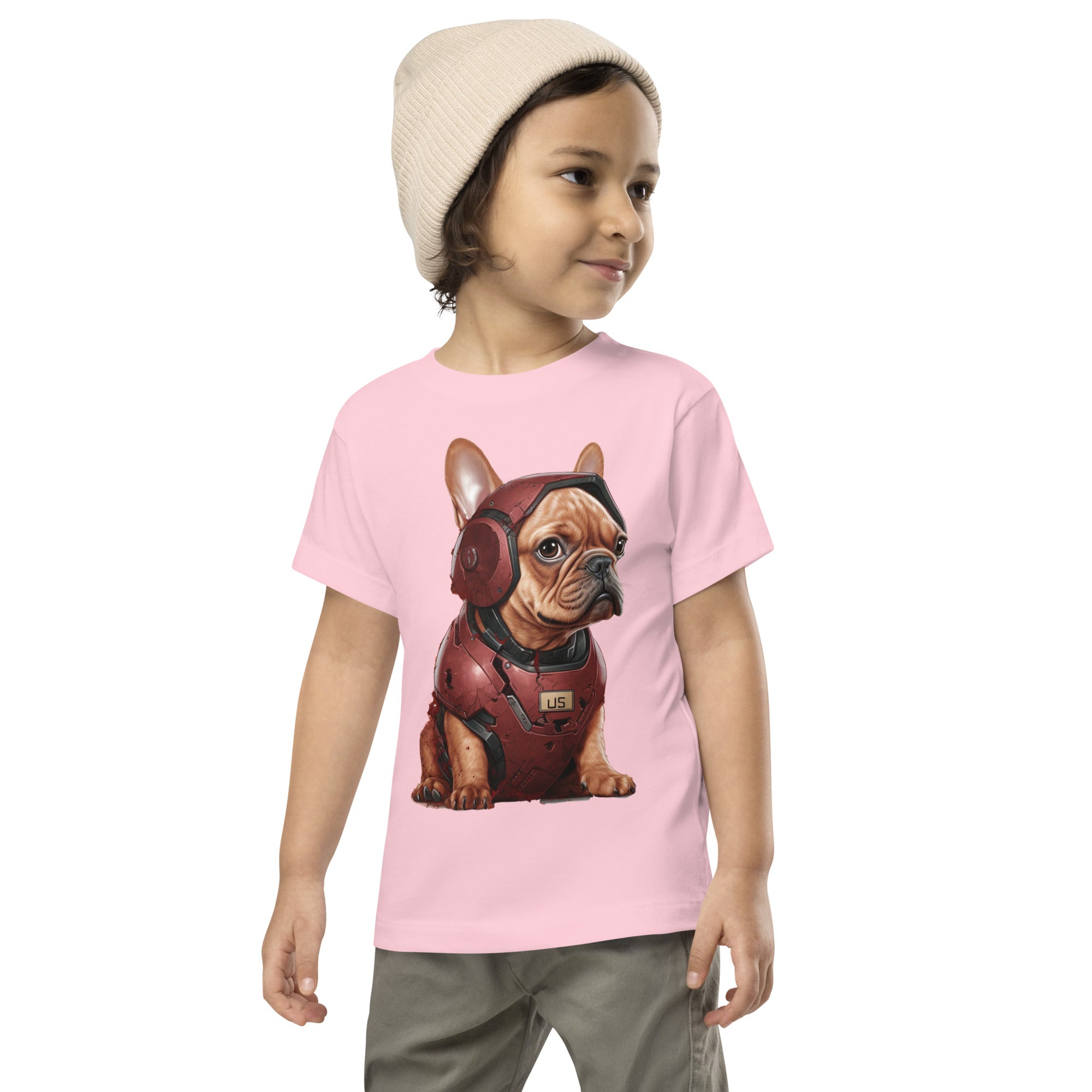 French Bulldog Kid's Frenchie T Shirt Tech Savvy Canine Apparel Durable Dog Item