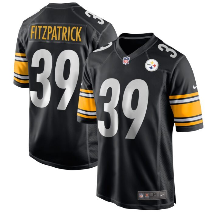 Men's Pittsburgh Steelers Minkah Fitzpatrick Nike Black Ga...