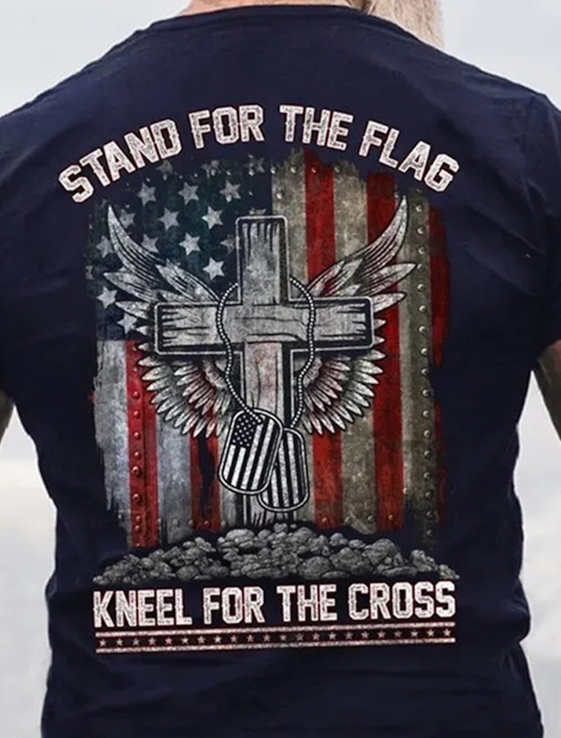 Mens Faith Hope Love T-Shirt, Christian Inspirational Graphic Tee with Heartbeat Cross Design