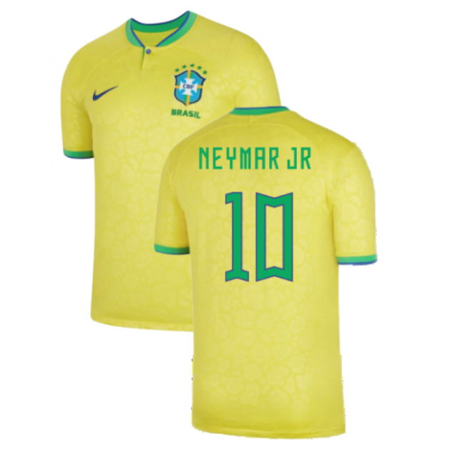 Quality 2022-2023 Brazil Home Shirt (Neymar Jr 10) Premium
