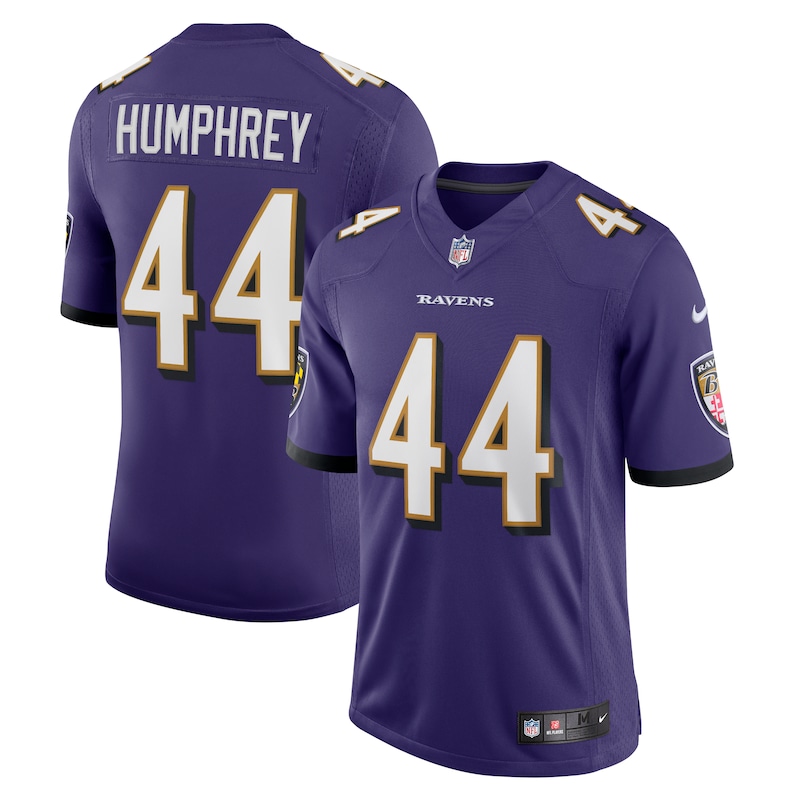 None Marlon Humphrey Baltimore Ravens Championship Contender Replic...