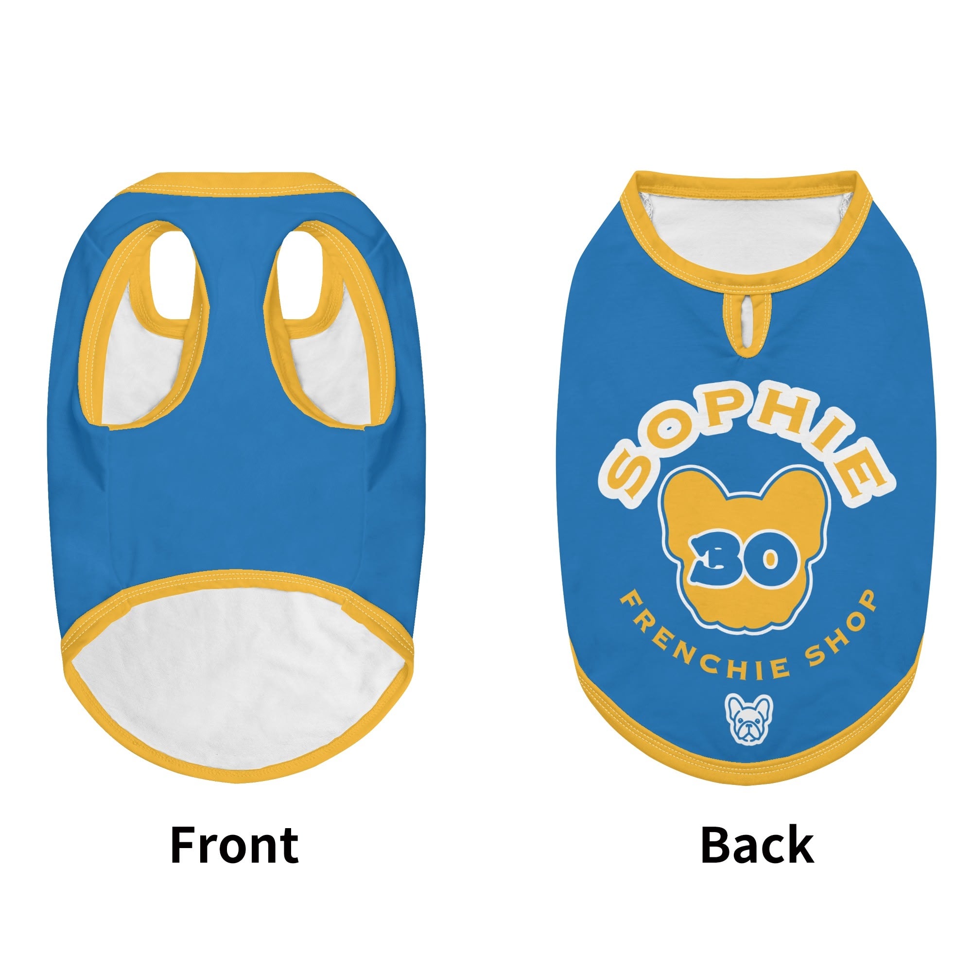 High-Quality Custom Frenchie Shirt With Name & Number - Frenchie Shop...