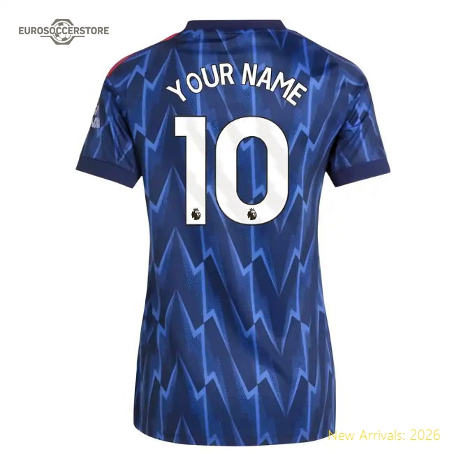 Arsenal 2024-25 Away Fan Version For Women Name) Match Day Shirt