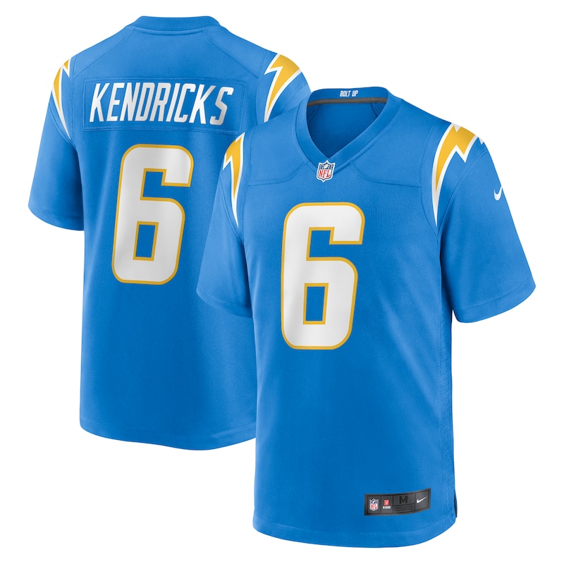 None Eric Kendricks Team Captain LA Chargers Budget-Friendly Jersey