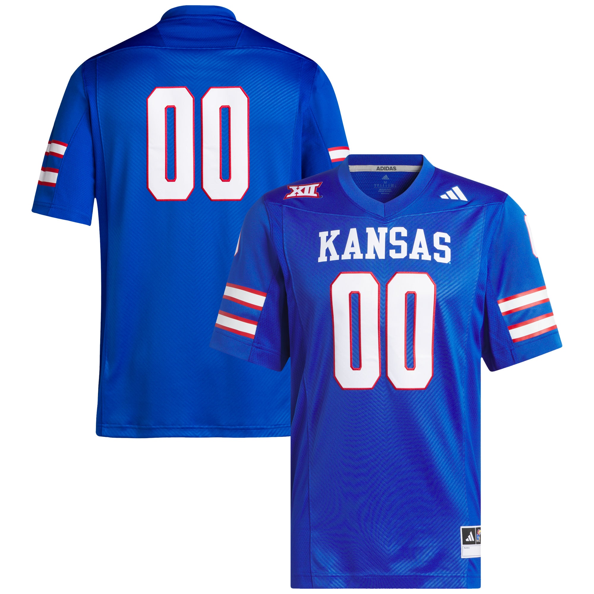 #00 Kansas Jayhawks Premier 2026/2027 Football Jersey - Royal