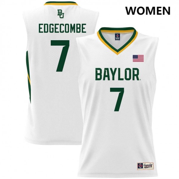 Nike Baylor Bears #7 VJ Edgecombe Women Stitch Jersey - White