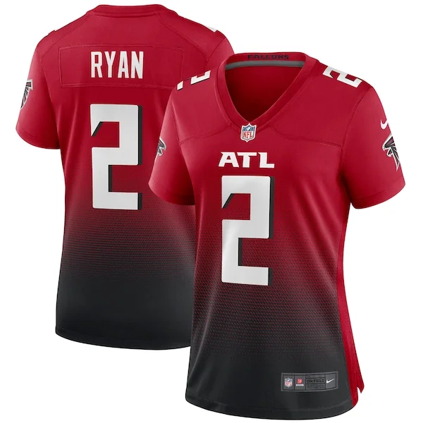 None Matt Ryan Game Jersey - Red | NFL Player Jersey | NFL Football