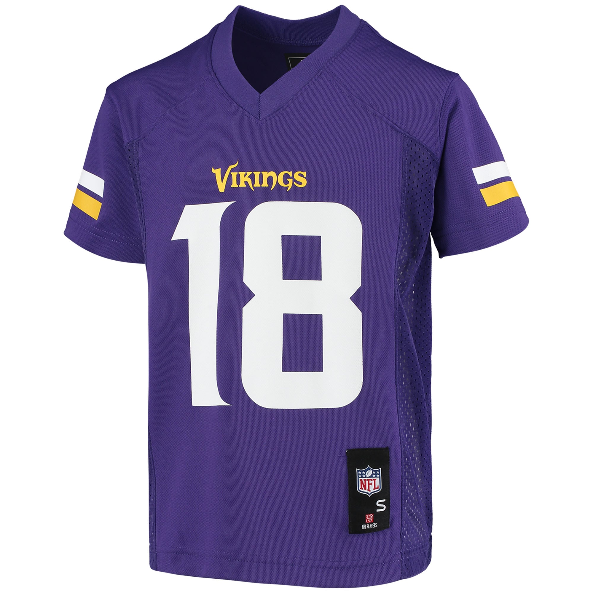 [JED] Justin Jefferson #18 Minnesota Vikings Youth Replica Jersey - Purple