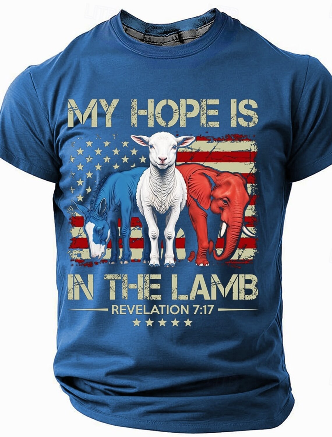 4th of July 2026 250th Memorial Day Patriotic Patriot 3D Print Crew Neck Short Sleeve T-Shirt Casual Daily Street