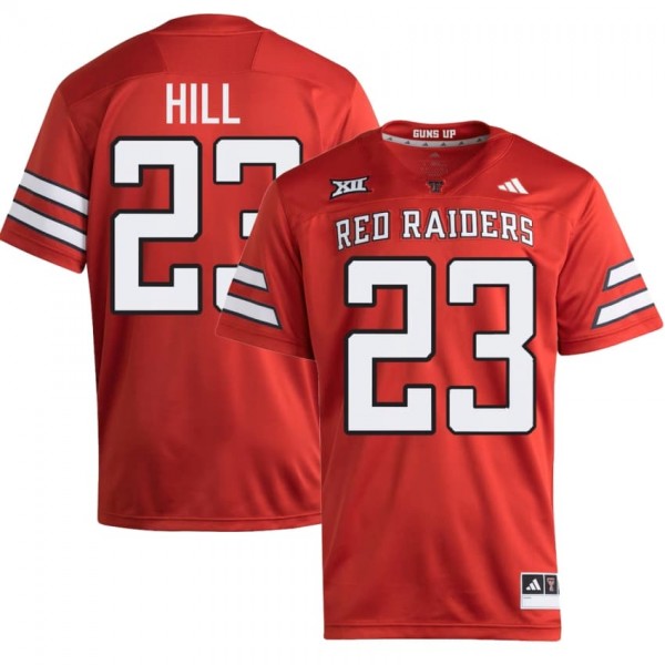 Men Ncaa Team #23 Adam Hill Premium Football Jersey - Budget