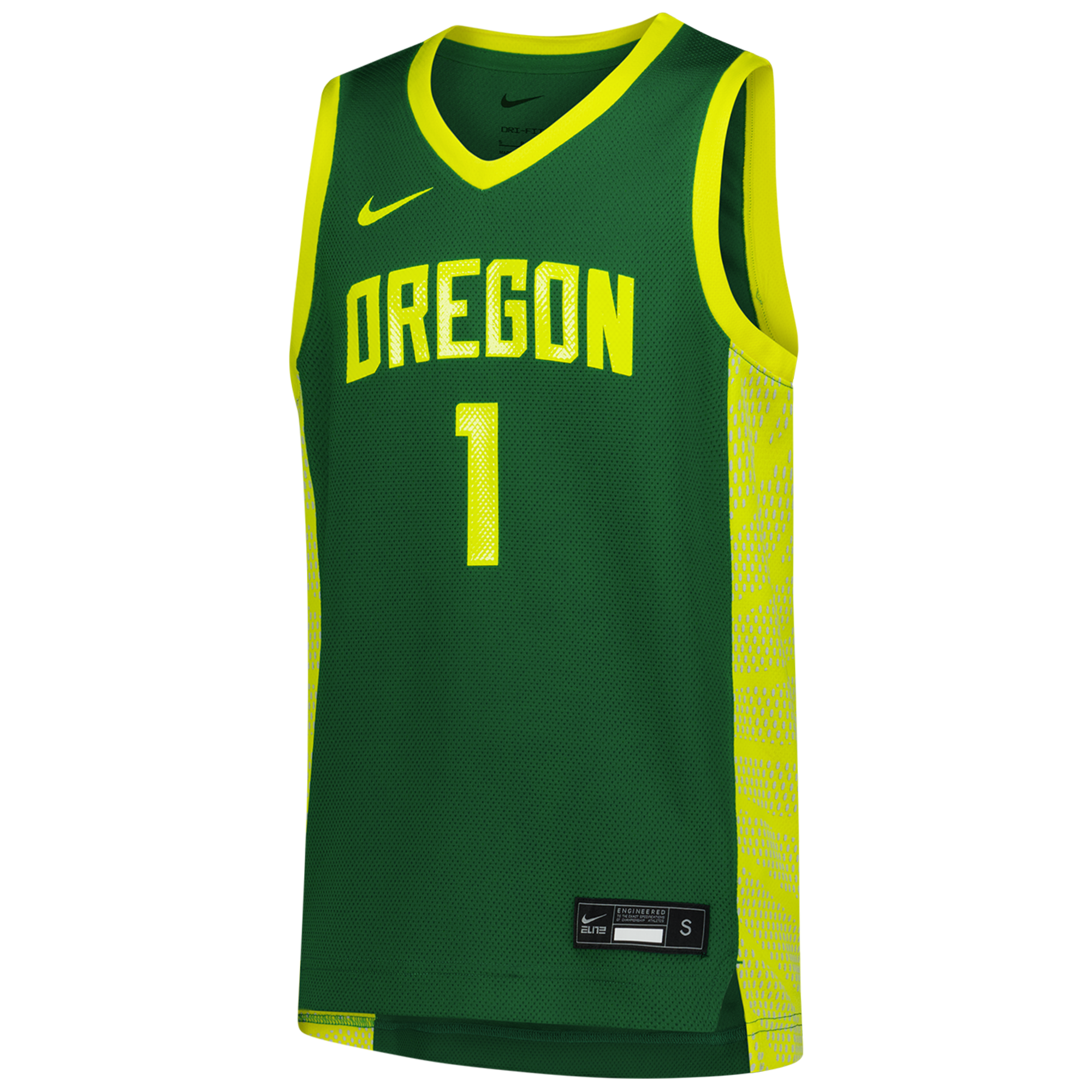 [DDG] Oregon Ducks Youth Replica Basketball Jersey - Green