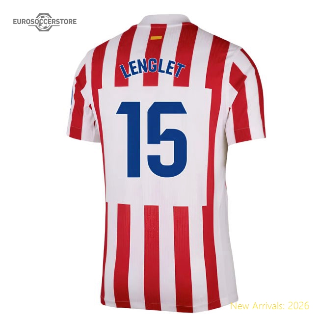 Atletico Madrid Home Kit 2025-2026 Fan Wear Jersey