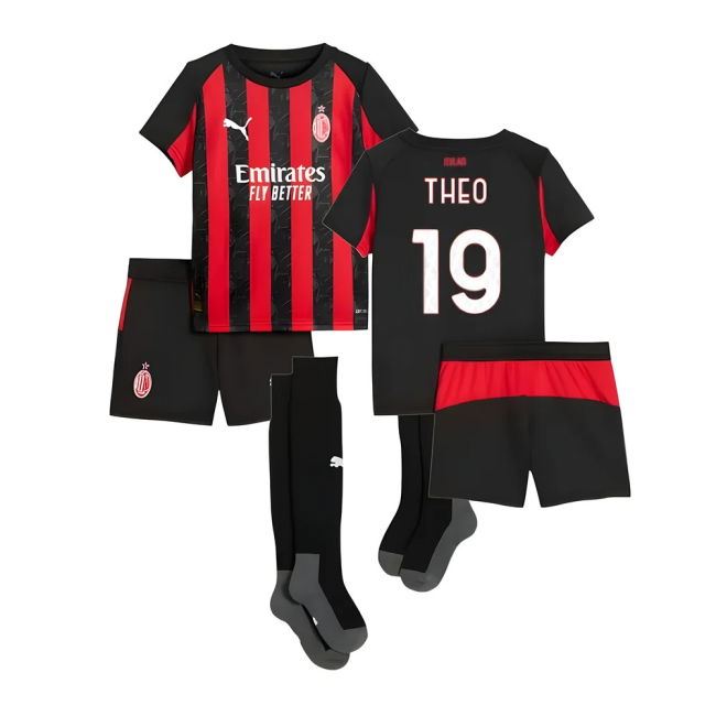Theo 19 Ac Milan 2025-2026 Home - Official Edition - Elite Performance