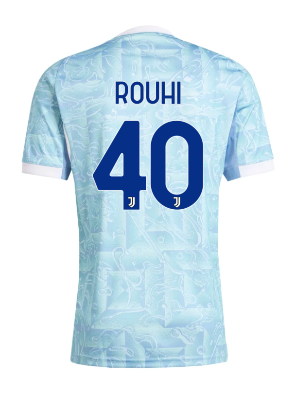 The ROUHI 40 Away Jersey for Juventus during the 25-26 season.