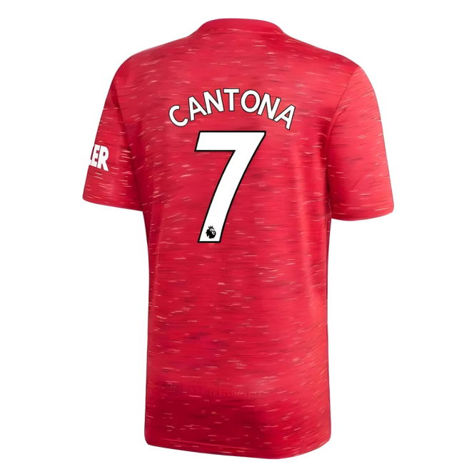 Premium 2020-2021 Man Utd Home With Retro Design - Legendary Number 7