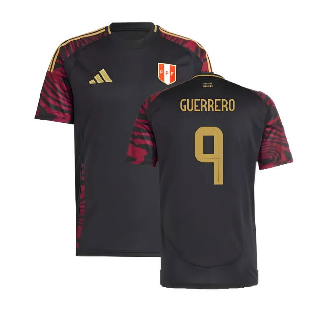 Premium 2024-2025 Peru Away Shirt (Guerrero 9) Football