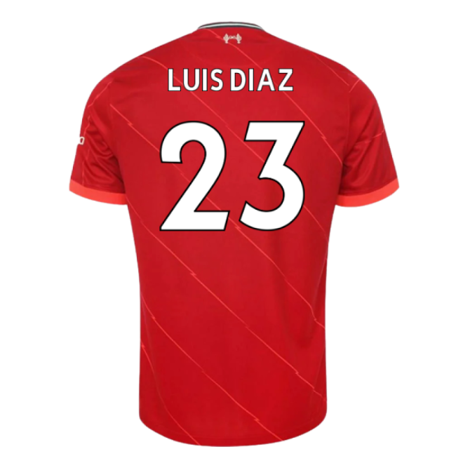 Breathable Fabric 2021-2022 LIV Home EPL Shirt LUIS DIAZ 23 Adult#498
