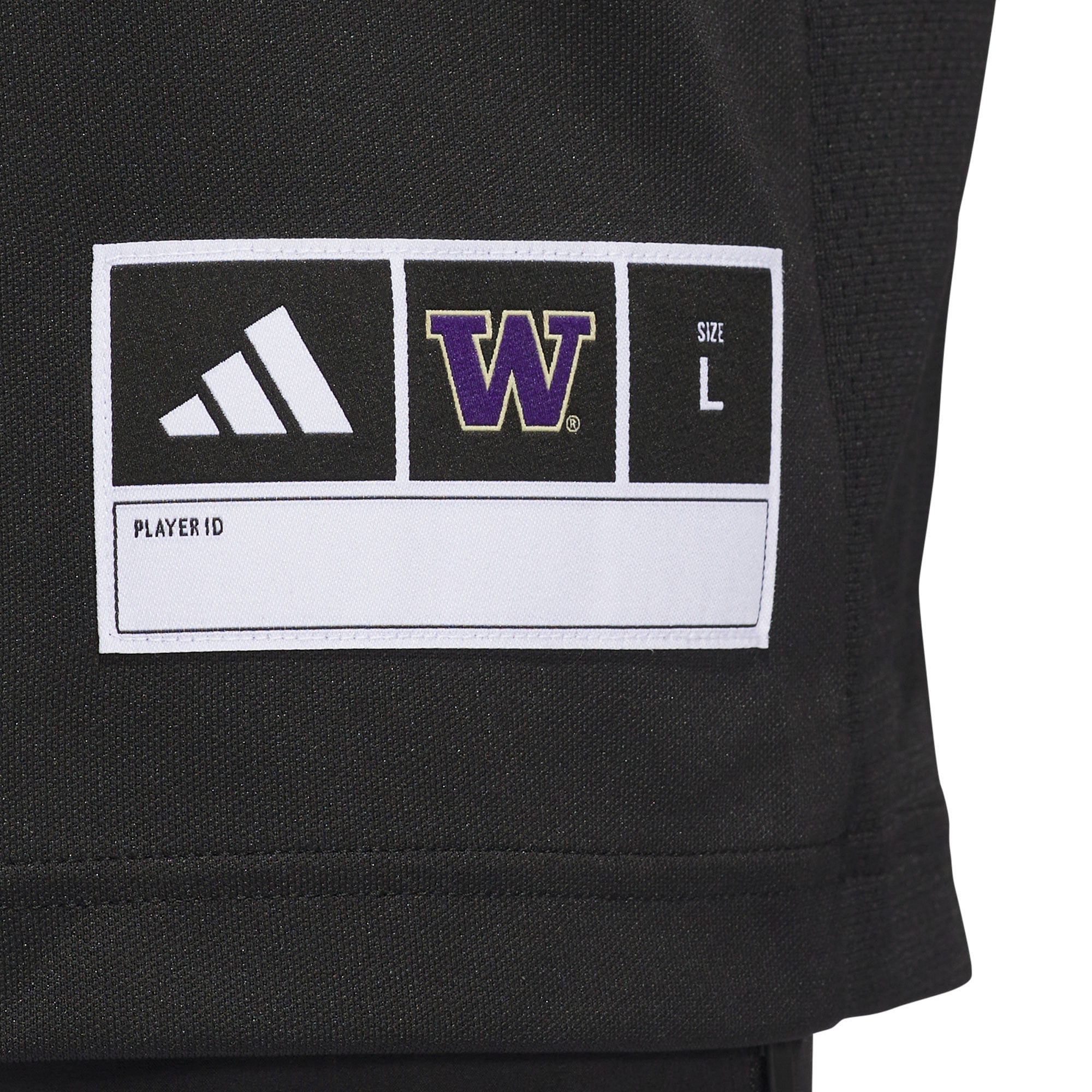 #24 Washington Huskies adidas Alternate Premier Strategy Jersey - Black
