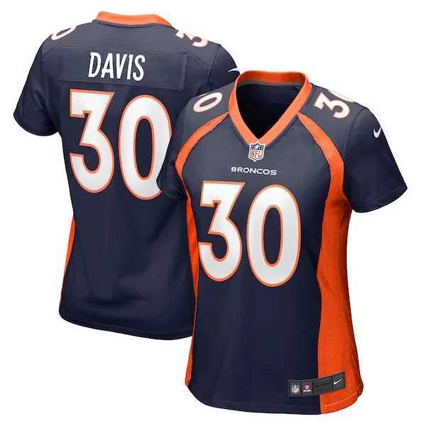 None Terrell Davis  Jersey - Navy | NFL Player Jersey | NFL Football