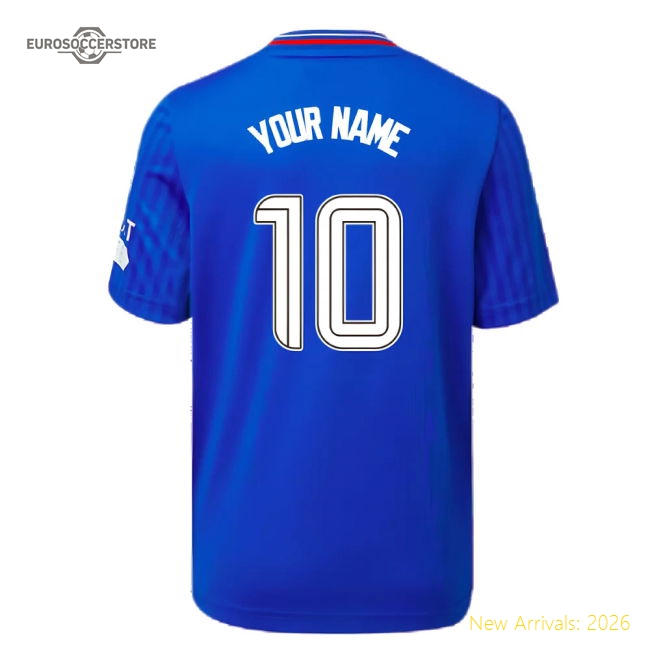 Rangers Shirts Children 2023 Home Jersey Jersey Football Fan Supporter Collection