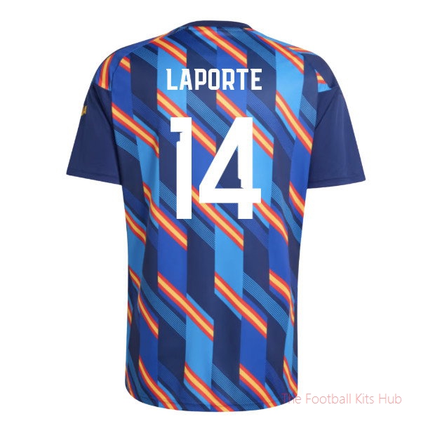 Elite Spain 2026-2027 Home Pre-Match Shirt (Laporte 14)