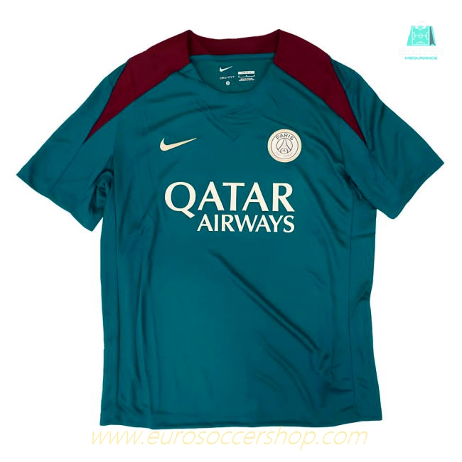 2024-2025 PSG Strike Dri-Fit Training Shirt (Teal)