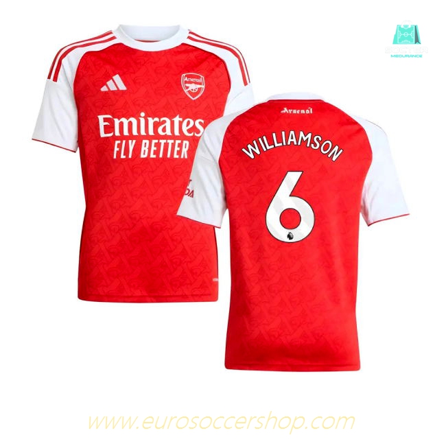 2025-2026 Arsenal Home Shirt (Kids) (Williamson 6)