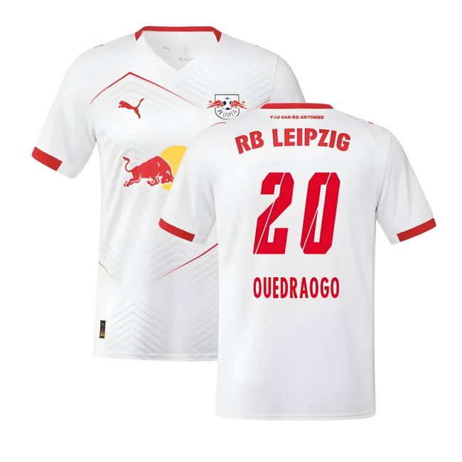 2025-2026 Red Bull Leipzig Home Shirt (Ouedraogo 20)