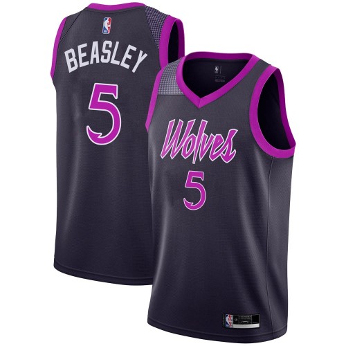 Purple Minnesota Timberwolves #5 Nike Retro Jersey Game Day Wear