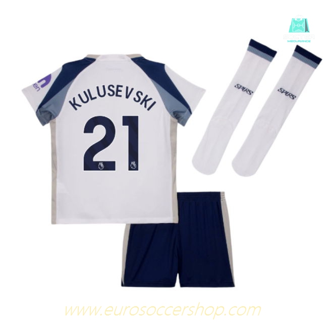 2025-2026 Tottenham Home Little Kids Mini Kit (Kulusevski 21)