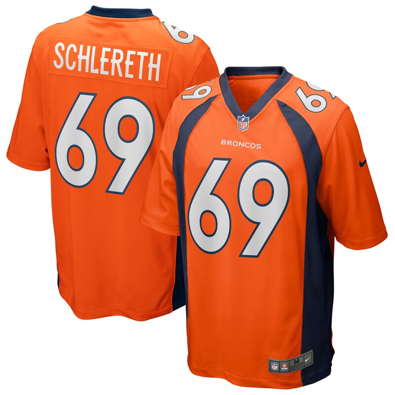None Mark Schlereth DEN Broncos Energetic Professional Jersey