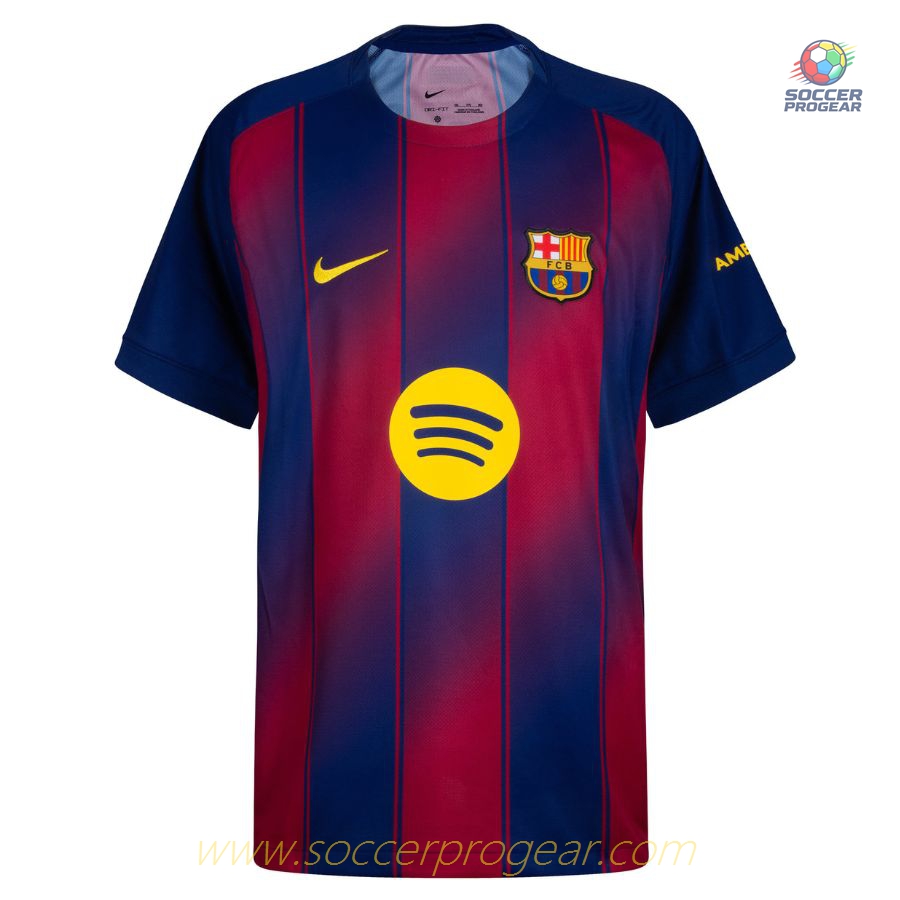 Barca Home Football Jersey Children Football Jersey 2025-26 Edition Pedri