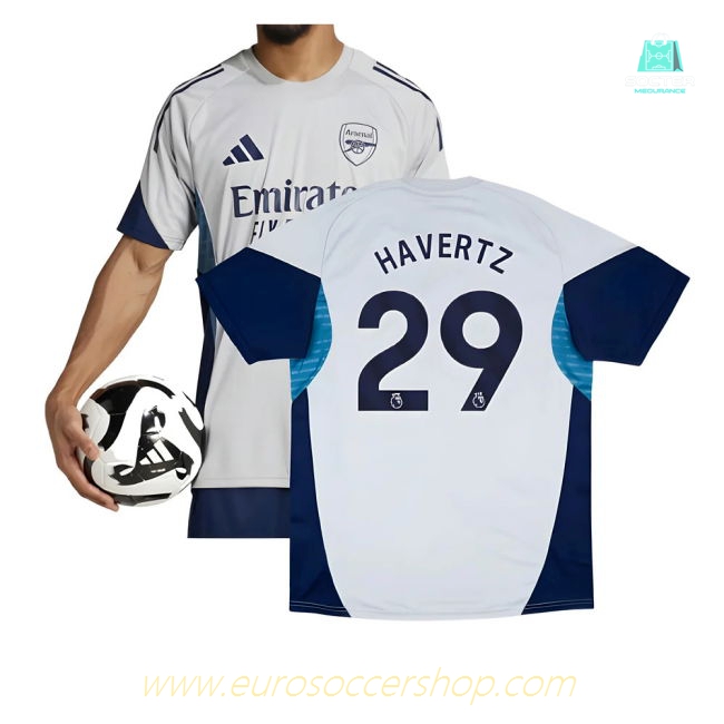 2025-2026 Arsenal Training Shirt (Grey Two) (Havertz 29)