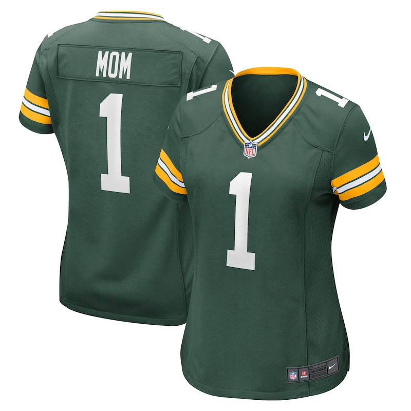 None Number 1 Mom Green Bay Packers Bold Team Spirit Wear Football App