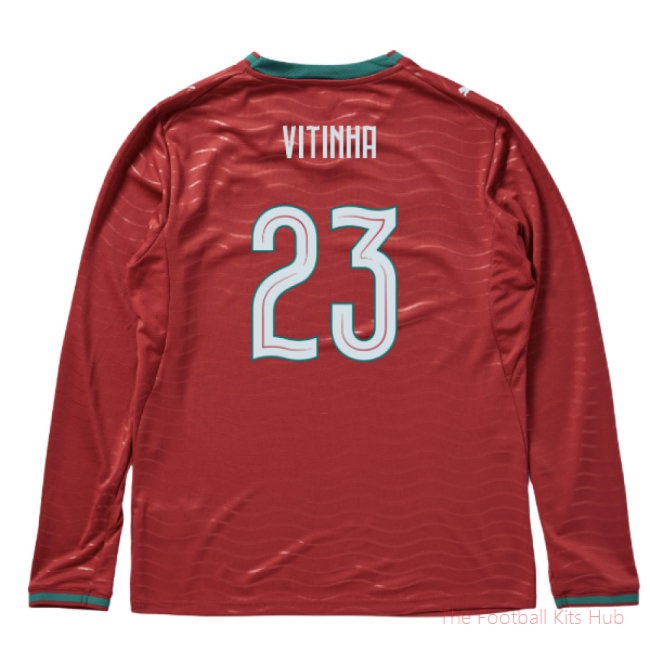 2026-2027 Portugal Long Sleeve Home Shirt (Vitinha 23)