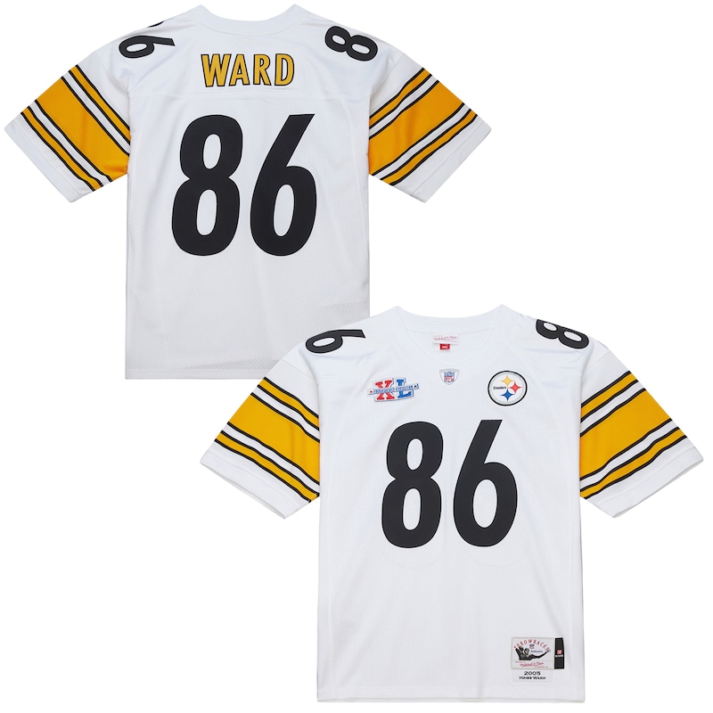 None Hines Ward PIT Steelers Classic Durable Jersey Game Day Wear