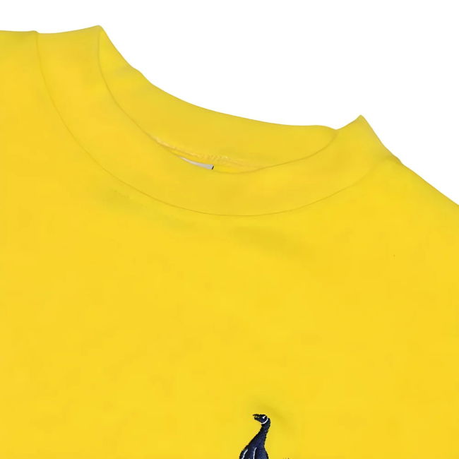 Spurs Authorized Tottenham 1970s Yellow Away Retro Football Shirt