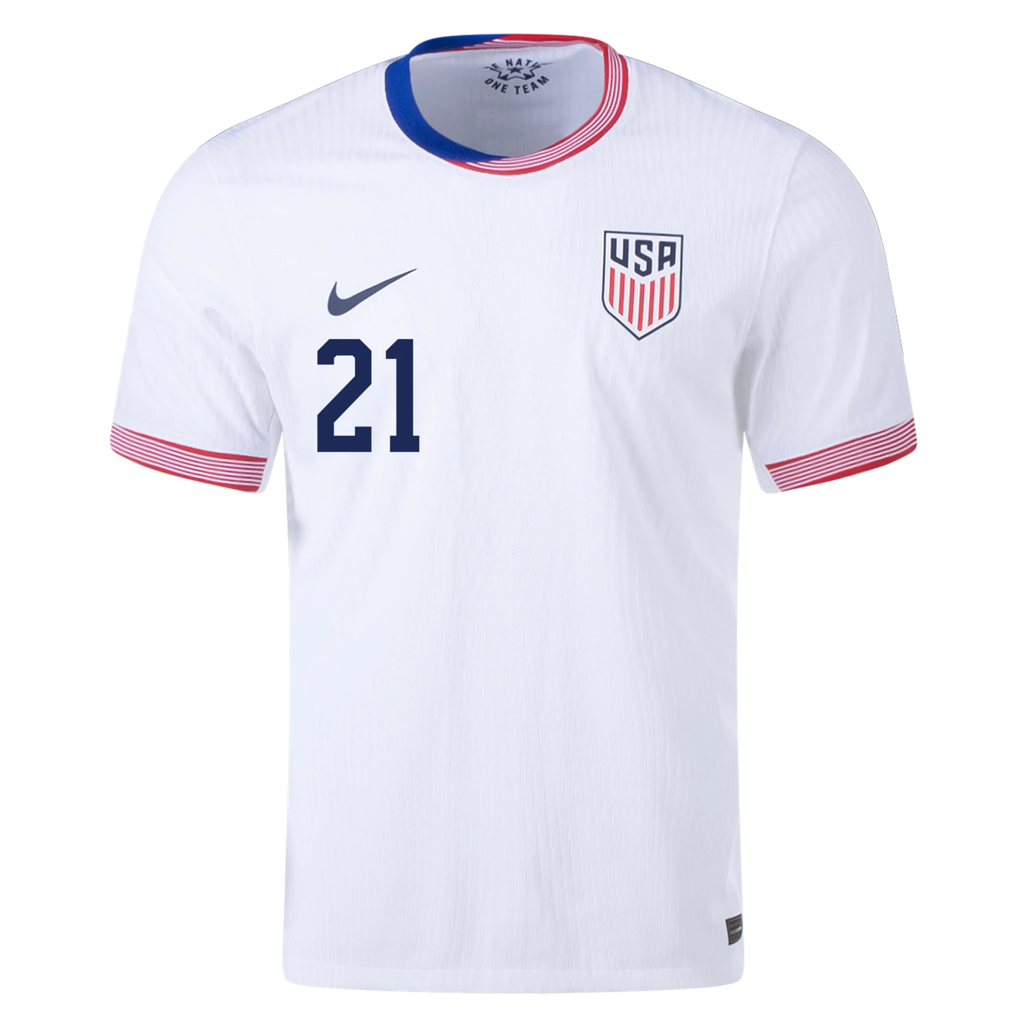 USA Timothy Weah 2024-2025 Home Jersey –  Collector Edition S