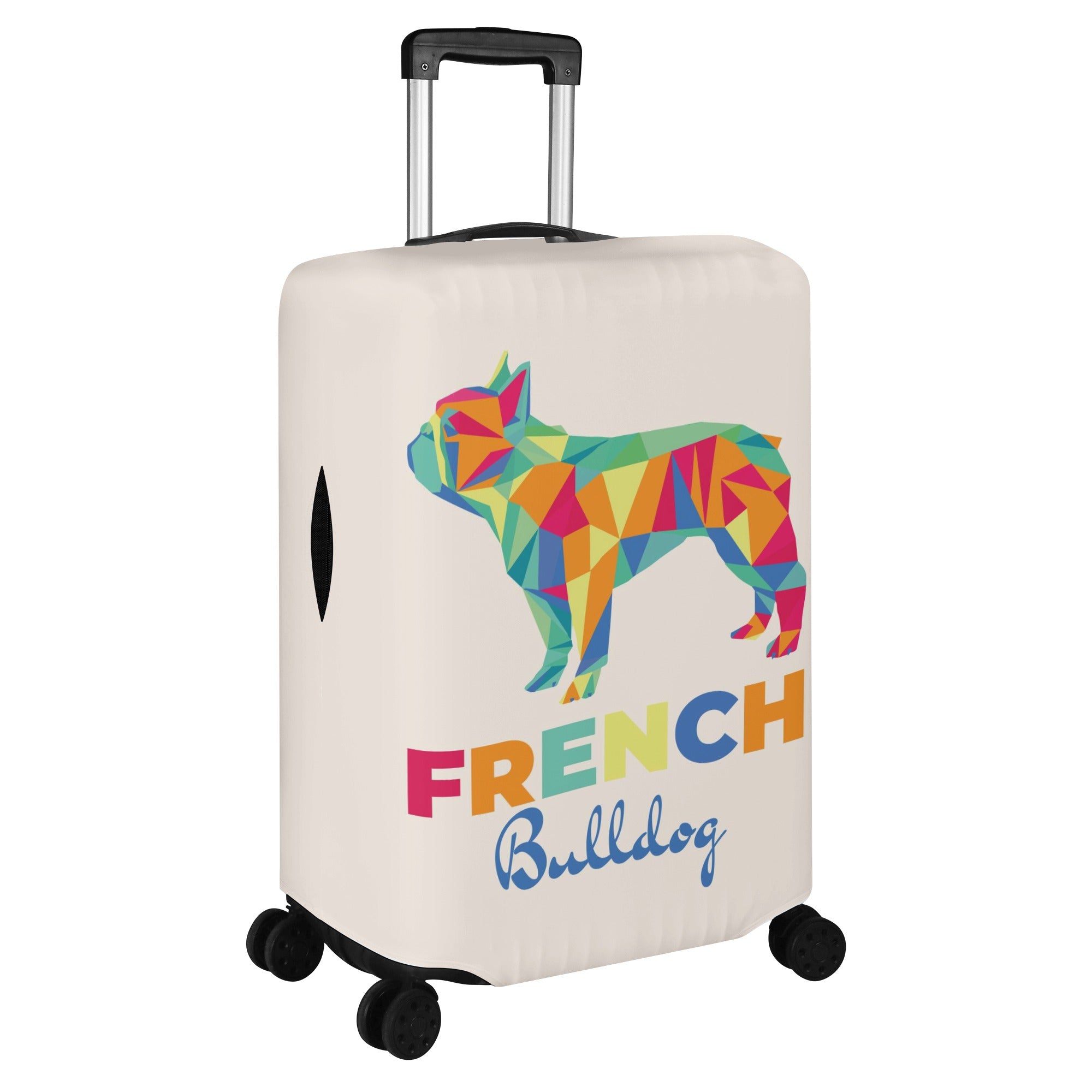 Comfortable Frenchie-Fan Fezco - Luggage Cover for Street Style Stylish