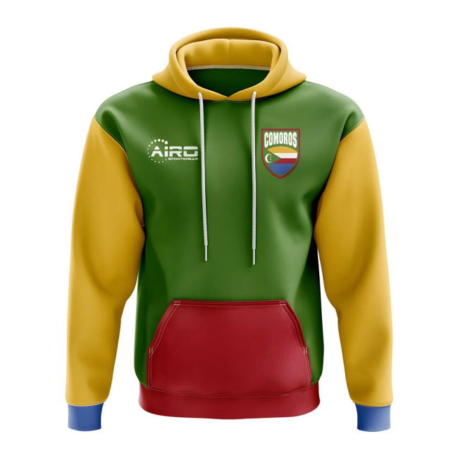 Authentic Comoros Concept Country Football Hoody (Green)