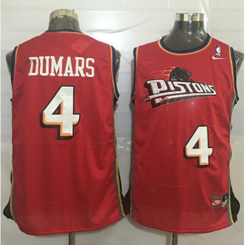 Nike Pistons Red Detroit Pistons #4 Jersey - Economical Game Day Wear