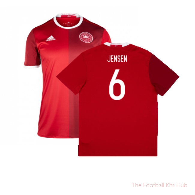 Denmark 2015-16 Home Shirt (L) (Excellent) (Jensen 6)