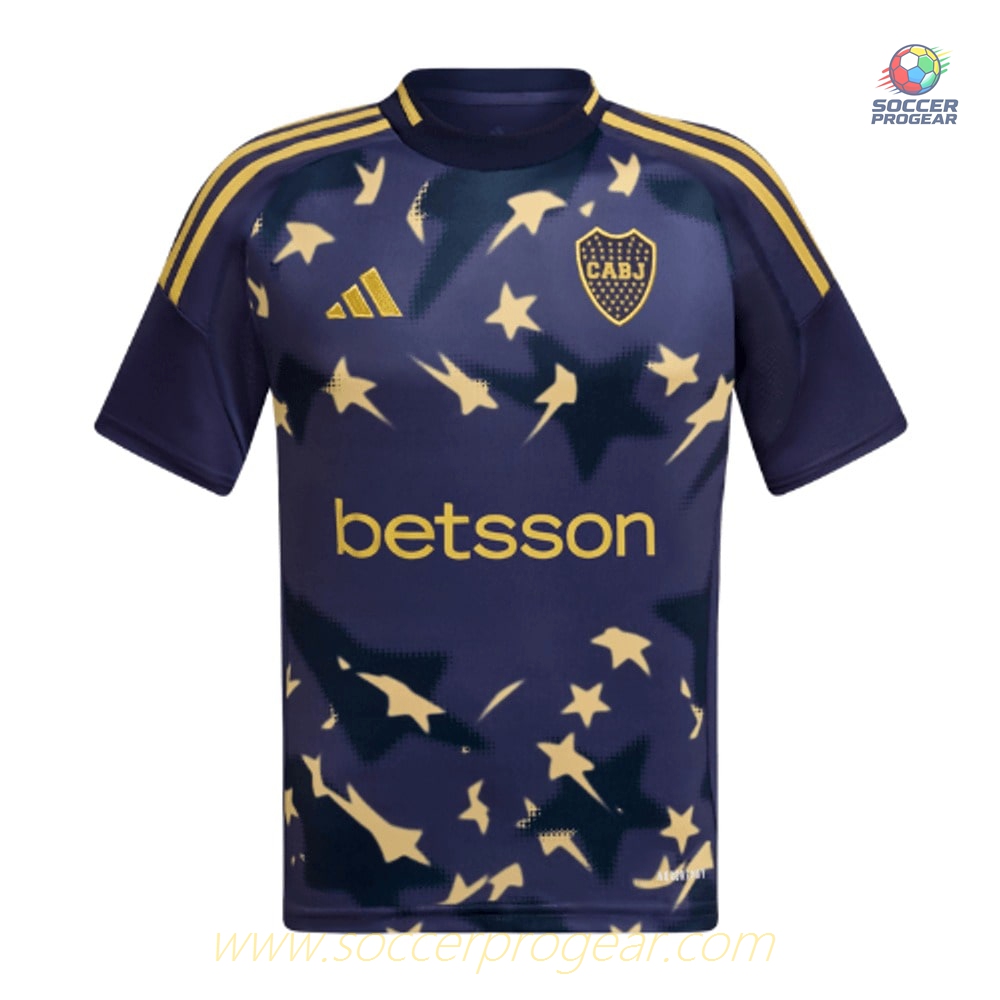 Boca Junior Third Kids Edition Soccer Football Shirt 2025-26 Edition