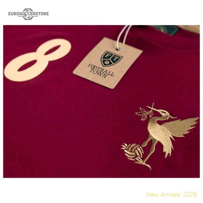 High-Quality The Bird Steven Gerrard Bordeaux 8 Retro T-Shirt